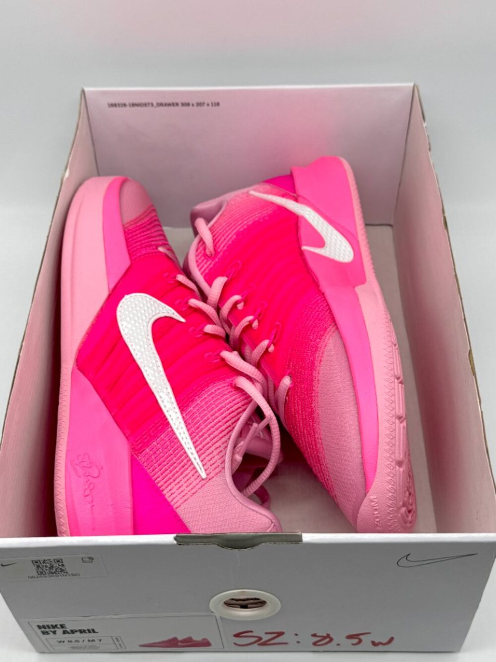 Nike Womens Sabrina 3 Nike By You ID Pink Shoes Sz 8.5 New Sneaker Custom - Picture 10 of 12